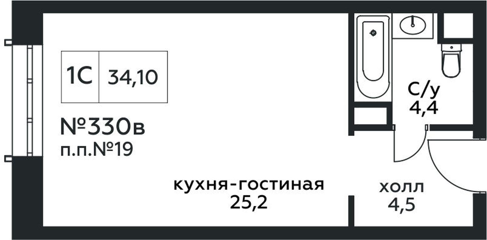 Apartment Sale, 34.1 sq. m. at Stremyannyj 2, Stremyanniy Lane, 2, Moscow, Russia #1 Apartment Sale, 34.1 sq. m. at Stremyannyj 2, Stremyanniy Lane, 2, Moscow, Russia #1