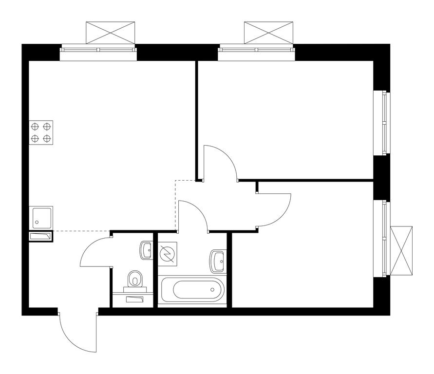 2-BD Apartment Sale, 49.2平方米 at Bolshaya Akademicheskaya 85, 3rd Nizhnelikhoborsky Drive, 1с16, Moscow, Russia #1 2-BD Apartment Sale, 49.2平方米 at Bolshaya Akademicheskaya 85, 3rd Nizhnelikhoborsky Drive, 1с16, Moscow, Russia #1