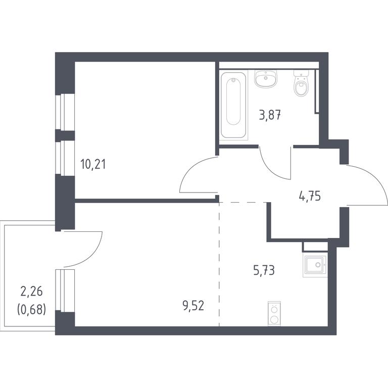 Продажа квартиры, 34,76 м² в ЖК «Егорово Парк», 1-й квартал, посёлок Жилино-1, городской округ Люберцы, Московская область, Россия #1 Продажа квартиры, 34,76 м² в ЖК «Егорово Парк», 1-й квартал, посёлок Жилино-1, городской округ Люберцы, Московская область, Россия #1