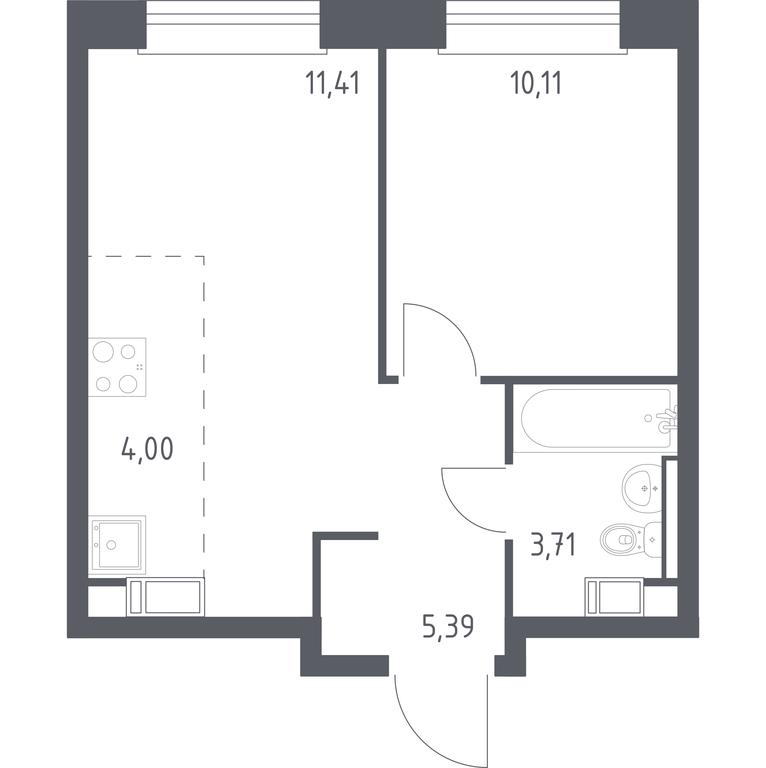 Apartment Sale, 34.62 sq. m. at Eko Bunino, prospekt Kuprina, 34к1, Sosenskoye Settlement, Moscow, Russia #1 Apartment Sale, 34.62 sq. m. at Eko Bunino, prospekt Kuprina, 34к1, Sosenskoye Settlement, Moscow, Russia #1