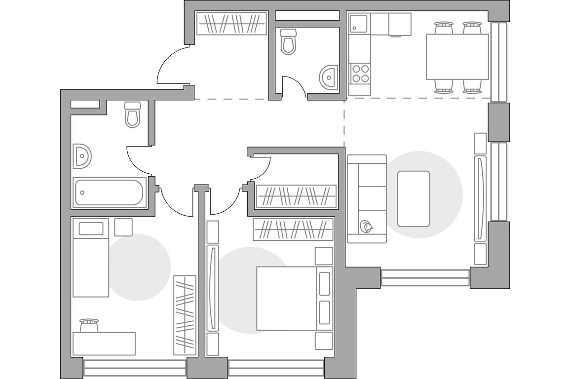 Продажа 2-комн. квартиры, 68,09 м² в ЖК «Май Приорити Басманный (MYPRIORITY Basmanny)», Малая Почтовая улица, 12с6, Москва, Россия #1 Продажа 2-комн. квартиры, 68,09 м² в ЖК «Май Приорити Басманный (MYPRIORITY Basmanny)», Малая Почтовая улица, 12с6, Москва, Россия #1