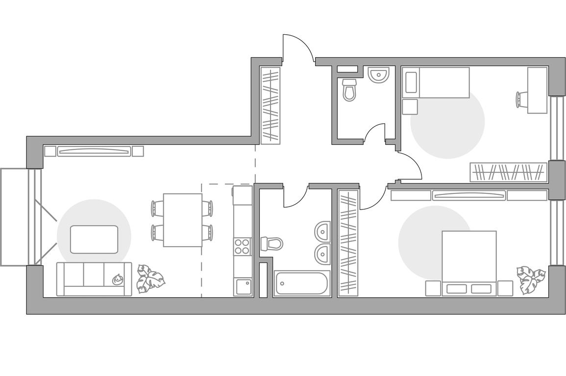 Продажа 2-комн. квартиры, 86,47 м² в ЖК «Май Приорити Басманный (MYPRIORITY Basmanny)», Малая Почтовая улица, 12с6, Москва, Россия #1 Продажа 2-комн. квартиры, 86,47 м² в ЖК «Май Приорити Басманный (MYPRIORITY Basmanny)», Малая Почтовая улица, 12с6, Москва, Россия #1