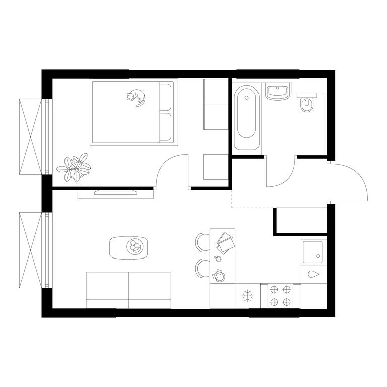 1-BD Apartment Sale, 34.1平方米 at Salarevo Park, Salaryevskaya Street, 8к1, Moskovskiy Settlement, Moscow, Russia #1 1-BD Apartment Sale, 34.1平方米 at Salarevo Park, Salaryevskaya Street, 8к1, Moskovskiy Settlement, Moscow, Russia #1