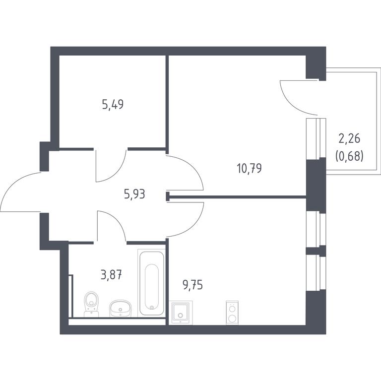 Apartment Sale, 36.51 sq. m. at Egorovo Park, 1-y kvartal, posyolok Zhilino-1, Lubertsy City District, Moscow Region, Russia #1 Apartment Sale, 36.51 sq. m. at Egorovo Park, 1-y kvartal, posyolok Zhilino-1, Lubertsy City District, Moscow Region, Russia #1