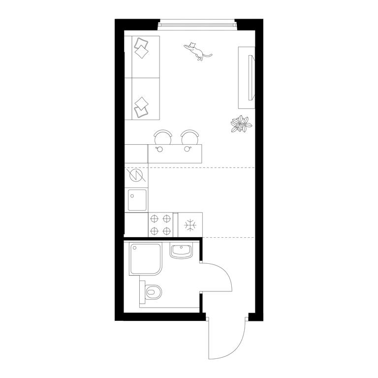 Apartment Sale, 21.1平方米 at Kronshtadtskiy 9, Kronshtadtsky Boulevard, 9с21, Moscow, Russia #1