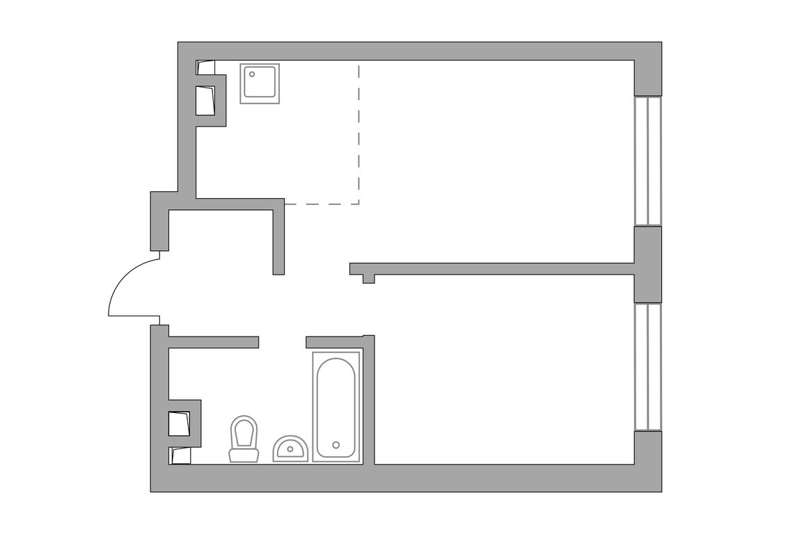 1-BD Apartment Sale, 38.6 sq. m. at Triniti 3, Dmitrovskoye Highway, 75к4, Moscow, Russia #2 1-BD Apartment Sale, 38.6 sq. m. at Triniti 3, Dmitrovskoye Highway, 75к4, Moscow, Russia #2