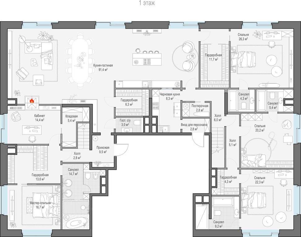Продажа 5-комн. квартиры, 427,9 м² в ЖК «Сервисные резиденции в клубных особняках «Ильинка 3/8»», улица Ильинка, 3/8с4, Москва, Россия #1 Продажа 5-комн. квартиры, 427,9 м² в ЖК «Сервисные резиденции в клубных особняках «Ильинка 3/8»», улица Ильинка, 3/8с4, Москва, Россия #1