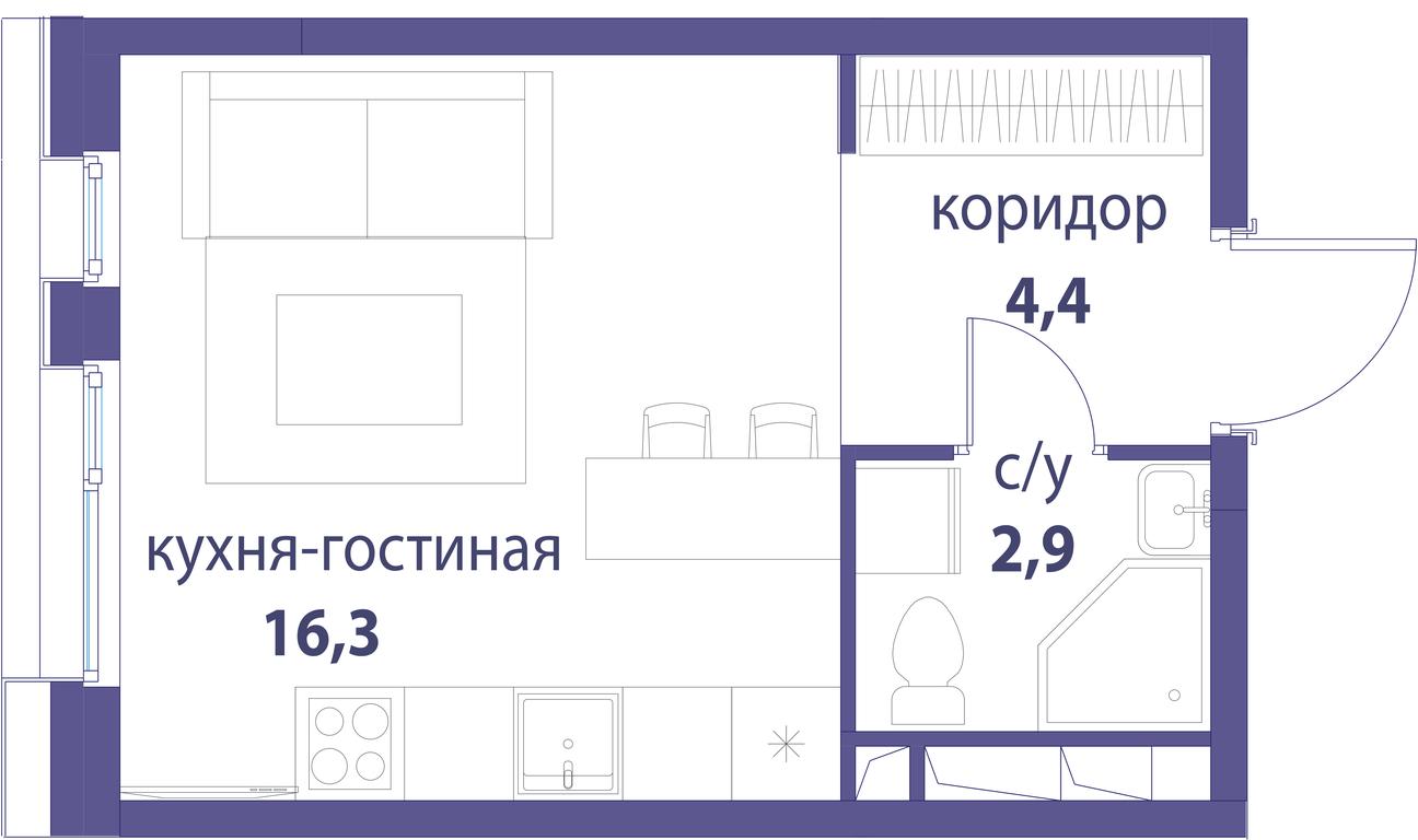 Продажа 2-комн. квартиры, 69,4 м² в ЖК «Символ», проезд Невельского, 6к1, Москва, Россия #1 Продажа 2-комн. квартиры, 69,4 м² в ЖК «Символ», проезд Невельского, 6к1, Москва, Россия #1