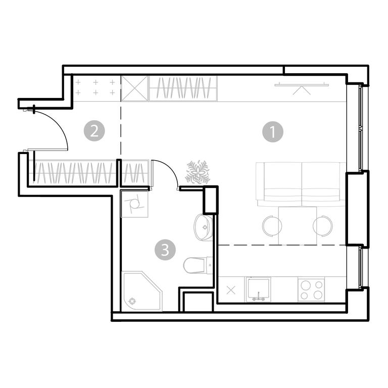 Apartment Sale, 30.12 sq. m. at EvoPark Sokolniki, Poteshnaya Street, Moscow, Russia #1 Apartment Sale, 30.12 sq. m. at EvoPark Sokolniki, Poteshnaya Street, Moscow, Russia #1