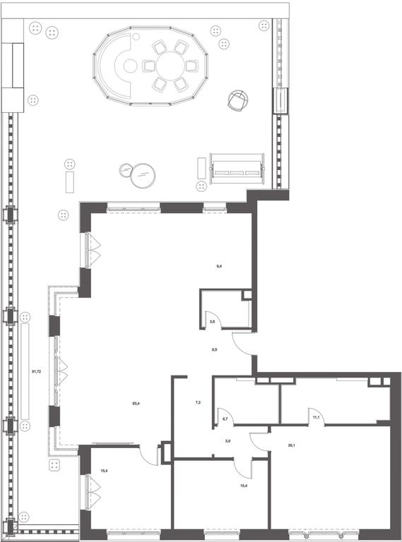 Apartment Sale, 170.9平方米 at Russian Seasons, Bolshaya Ordynka Street, 19с9, Moscow, Russia #1