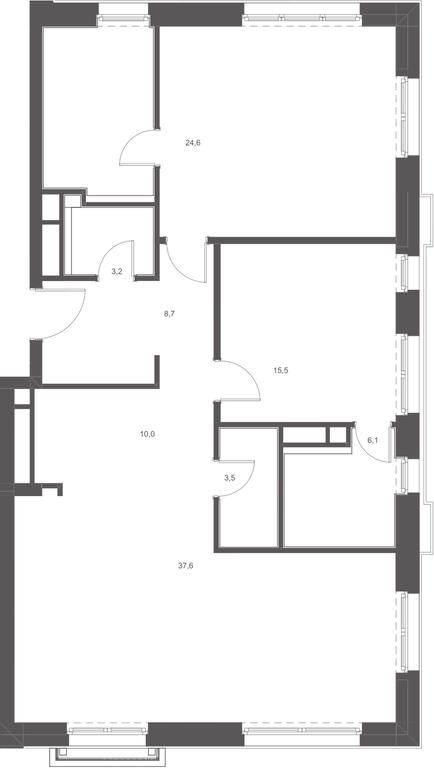 Apartment Sale, 117.16平方米 at Russian Seasons, Bolshaya Ordynka Street, 19с9, Moscow, Russia #1