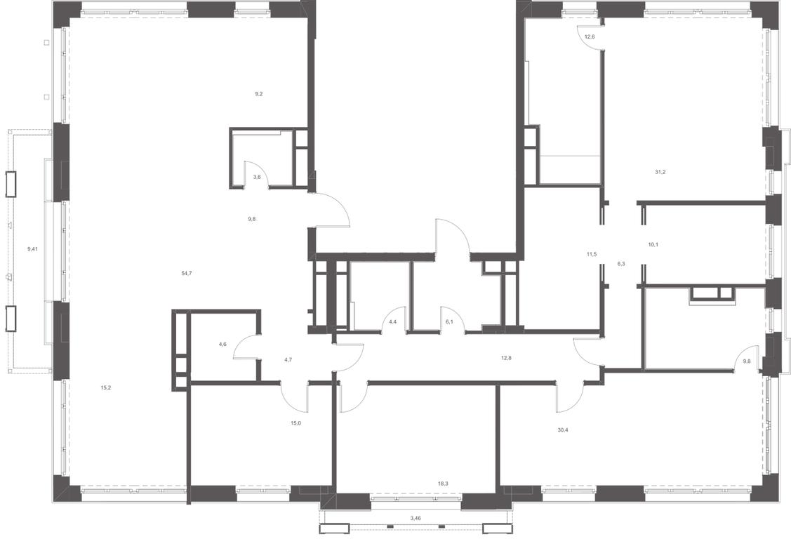 Apartment Sale, 268.81平方米 at Russian Seasons, Bolshaya Ordynka Street, 19с9, Moscow, Russia #1