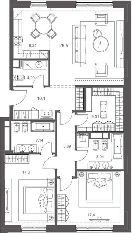 Apartment Sale, 117.71平方米 at Russian Seasons, Bolshaya Ordynka Street, 19с9, Moscow, Russia #2 Apartment Sale, 117.71平方米 at Russian Seasons, Bolshaya Ordynka Street, 19с9, Moscow, Russia #2
