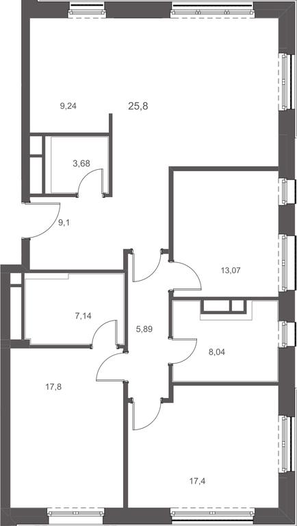 Apartment Sale, 117.16 sq. m. at Russian Seasons, Bolshaya Ordynka Street, 19с9, Moscow, Russia #1 Apartment Sale, 117.16 sq. m. at Russian Seasons, Bolshaya Ordynka Street, 19с9, Moscow, Russia #1