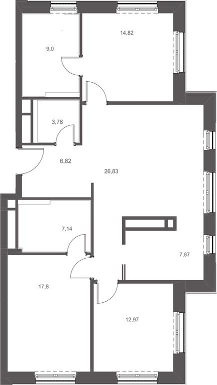 Apartment Sale, 107.03平方米 at Russian Seasons, Bolshaya Ordynka Street, 19с9, Moscow, Russia #1 Apartment Sale, 107.03平方米 at Russian Seasons, Bolshaya Ordynka Street, 19с9, Moscow, Russia #1