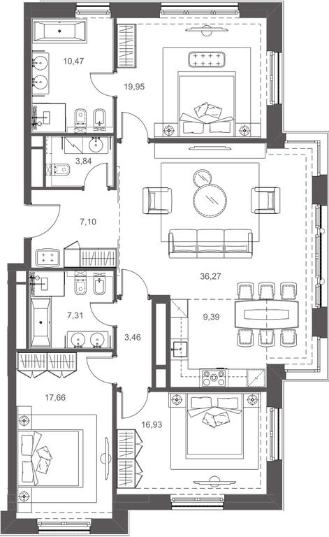 Apartment Sale, 64.42平方米 at Russian Seasons, Bolshaya Ordynka Street, 19с9, Moscow, Russia #2 Apartment Sale, 64.42平方米 at Russian Seasons, Bolshaya Ordynka Street, 19с9, Moscow, Russia #2