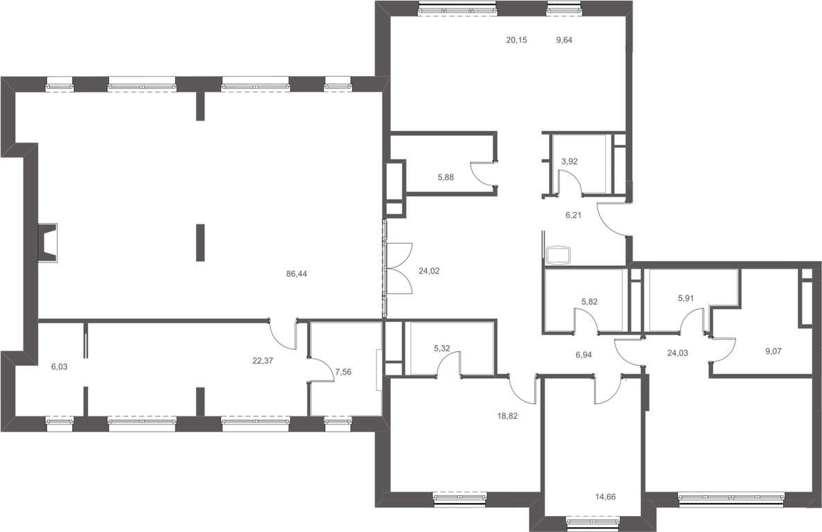 Apartment Sale, 215.8平方米 at Russian Seasons, Bolshaya Ordynka Street, 19с9, Moscow, Russia #1
