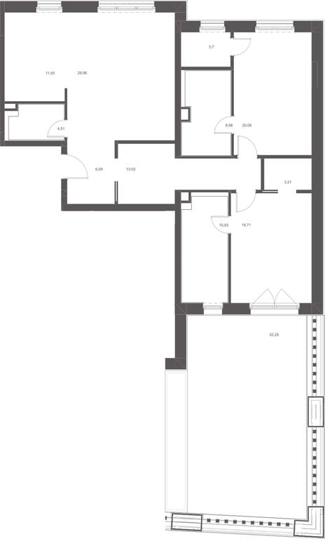 Apartment Sale, 129.72 sq. m. at Russian Seasons, Bolshaya Ordynka Street, 19с9, Moscow, Russia #1