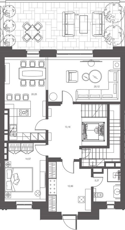 Apartment Sale, 218.62 sq. m. at Russian Seasons, Bolshaya Ordynka Street, 19с9, Moscow, Russia #2 Apartment Sale, 218.62 sq. m. at Russian Seasons, Bolshaya Ordynka Street, 19с9, Moscow, Russia #2