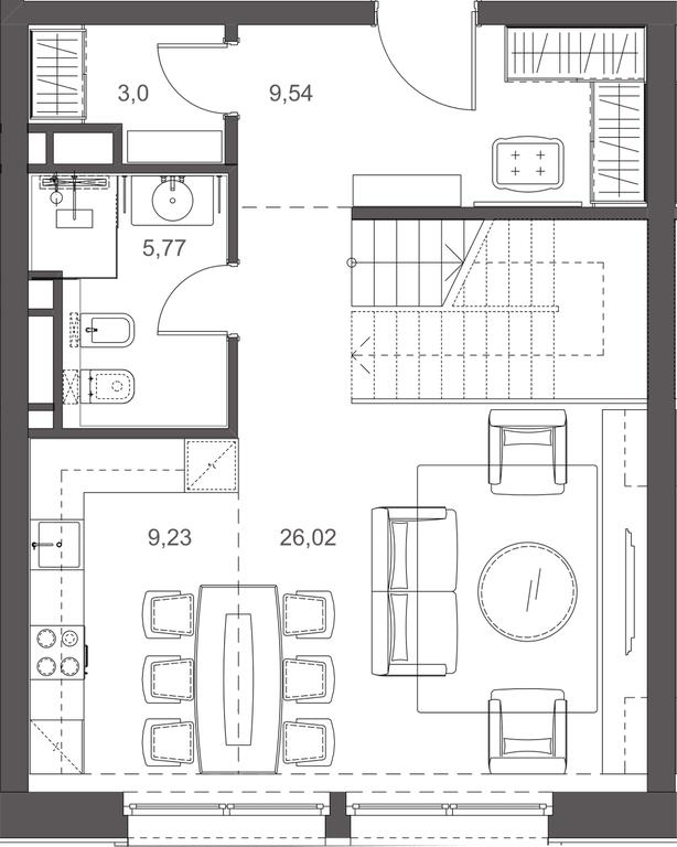 Apartment Sale, 56.28平方米 at Russian Seasons, Bolshaya Ordynka Street, 19с9, Moscow, Russia #2 Apartment Sale, 56.28平方米 at Russian Seasons, Bolshaya Ordynka Street, 19с9, Moscow, Russia #2