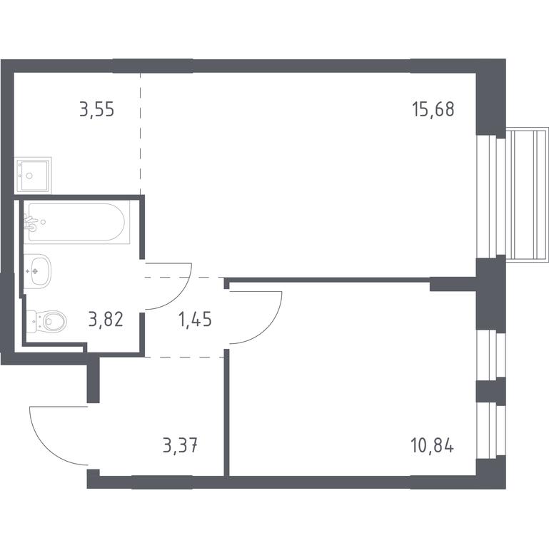 Apartment Sale, 38.1 sq. m. at Rublevskiy Kvartal, Laykovo Green Quarter, zhiloy kompleks Gorod-sobytiye Laykovo, selo Laykovo, Odintsovskiy City District, Moscow Region, Russia #1 Apartment Sale, 38.1 sq. m. at Rublevskiy Kvartal, Laykovo Green Quarter, zhiloy kompleks Gorod-sobytiye Laykovo, selo Laykovo, Odintsovskiy City District, Moscow Region, Russia #1