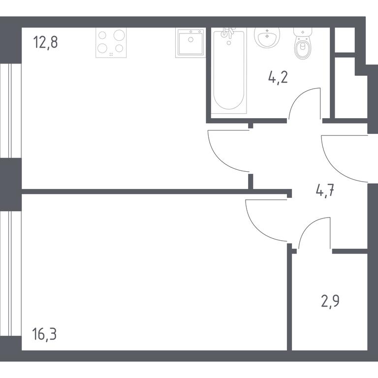 Apartment Sale, 41.1 sq. m. at Veresk, 3rd Khoroshyovskaya Street, вл19с3к1, Moscow, Russia #1 Apartment Sale, 41.1 sq. m. at Veresk, 3rd Khoroshyovskaya Street, вл19с3к1, Moscow, Russia #1