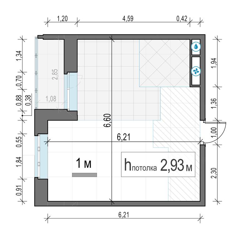 1-BD Apartment Sale, 36.8平方米 at Novoe Pushkino, mikrorayon Novoye Pushkino, Pushkino, Moscow Region, Russia #2 1-BD Apartment Sale, 36.8平方米 at Novoe Pushkino, mikrorayon Novoye Pushkino, Pushkino, Moscow Region, Russia #2