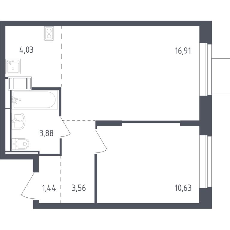 Apartment Sale, 39.9 sq. m. at Piatnitskie Luga, Pyatnitskoye Highway, 2, derevnya Yurlovo, Solnechnogorsk City District, Moscow Region, Russia #1 Apartment Sale, 39.9 sq. m. at Piatnitskie Luga, Pyatnitskoye Highway, 2, derevnya Yurlovo, Solnechnogorsk City District, Moscow Region, Russia #1