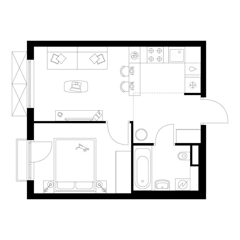 Продажа 1-комн. квартиры, 32,4 м² в ЖК «Саларьево парк», Саларьевская улица, 8к1, поселение Московский, Москва, Россия #1