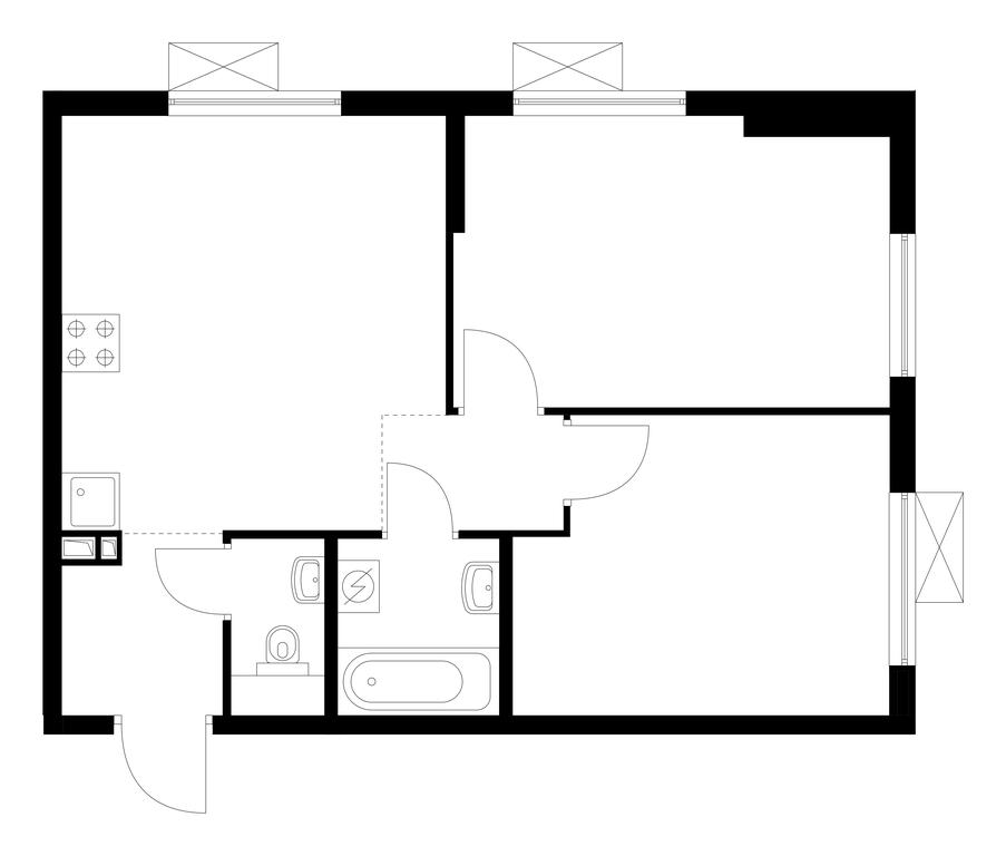 2-BD Apartment Sale, 50.7 sq. m. at Ilinskie Luga, Zapovednaya Street, 1, posyolok Ilyinskoye-Usovo, Krasnogorsk City District, Moscow Region, Russia #1 2-BD Apartment Sale, 50.7 sq. m. at Ilinskie Luga, Zapovednaya Street, 1, posyolok Ilyinskoye-Usovo, Krasnogorsk City District, Moscow Region, Russia #1