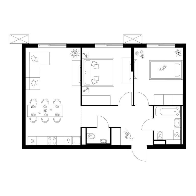 Продажа 2-комн. квартиры, 58,5 м² в ЖК «Саларьево парк», Саларьевская улица, 8к1, поселение Московский, Москва, Россия #1 Продажа 2-комн. квартиры, 58,5 м² в ЖК «Саларьево парк», Саларьевская улица, 8к1, поселение Московский, Москва, Россия #1