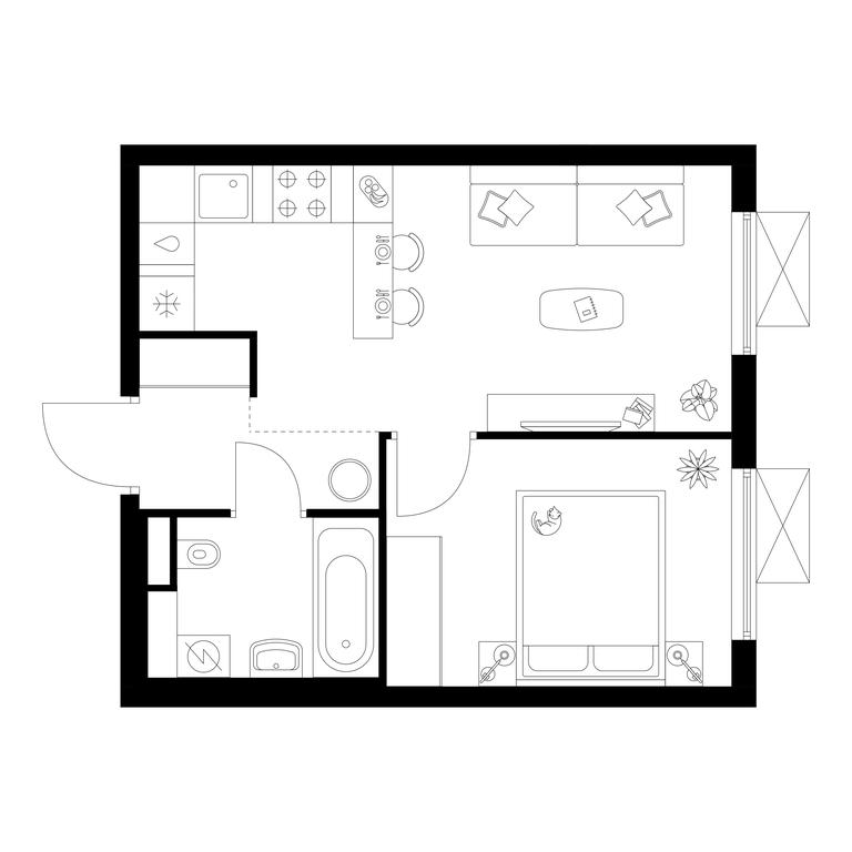 1-BD Apartment Sale, 32.3 sq. m. at Salarevo Park, Salaryevskaya Street, 8к1, Moskovskiy Settlement, Moscow, Russia #1 1-BD Apartment Sale, 32.3 sq. m. at Salarevo Park, Salaryevskaya Street, 8к1, Moskovskiy Settlement, Moscow, Russia #1