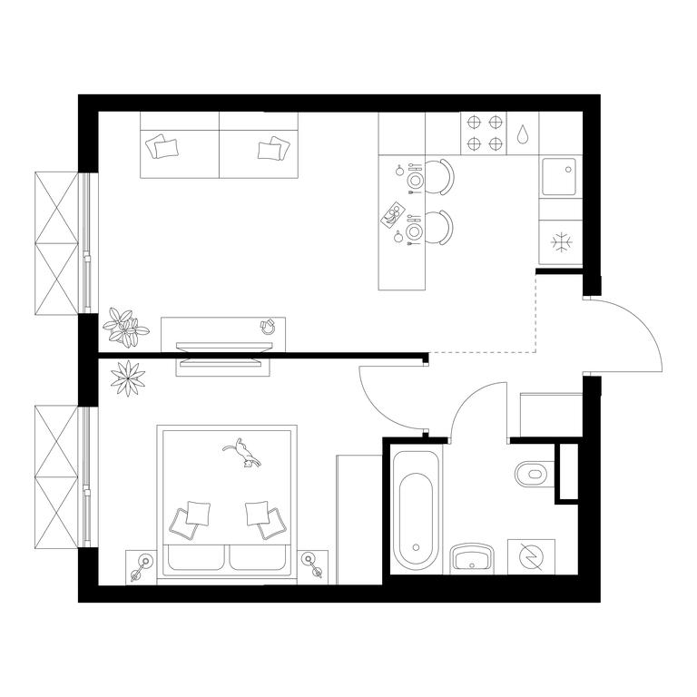 1-BD Apartment Sale, 36.1 sq. m. at Salarevo Park, Salaryevskaya Street, 8к1, Moskovskiy Settlement, Moscow, Russia #1 1-BD Apartment Sale, 36.1 sq. m. at Salarevo Park, Salaryevskaya Street, 8к1, Moskovskiy Settlement, Moscow, Russia #1