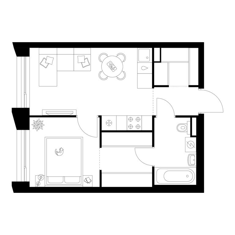 1-BD Apartment Sale, 36.8 sq. m. at Zelionyi Park, 687-y proyezd, 15с2, Zelenograd, Moscow, Russia #1 1-BD Apartment Sale, 36.8 sq. m. at Zelionyi Park, 687-y proyezd, 15с2, Zelenograd, Moscow, Russia #1