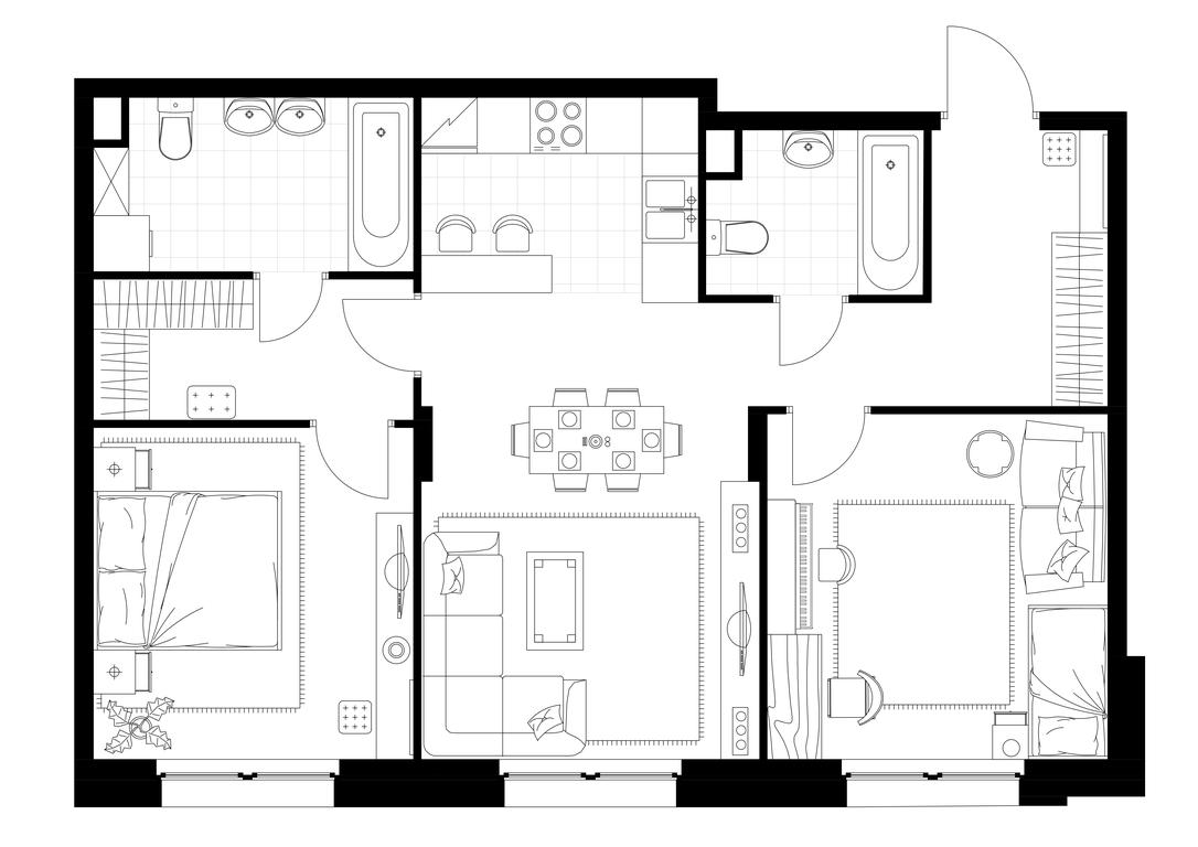 2-BD Apartment Sale, 71.5平方米 at Rezidentsii Skolkovo, Kashtanovaya ulitsa, 1, rabochiy posyolok Zarechye, Odintsovskiy City District, Moscow Region, Russia #1 2-BD Apartment Sale, 71.5平方米 at Rezidentsii Skolkovo, Kashtanovaya ulitsa, 1, rabochiy posyolok Zarechye, Odintsovskiy City District, Moscow Region, Russia #1