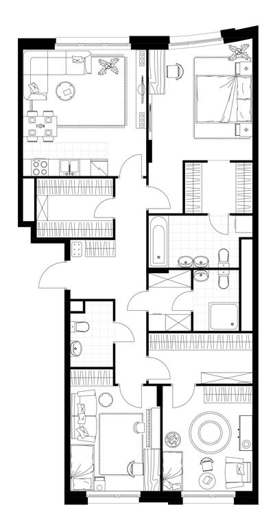 3-BD Apartment Sale, 106平方米 at Rezidentsii Skolkovo, Kashtanovaya ulitsa, 1, rabochiy posyolok Zarechye, Odintsovskiy City District, Moscow Region, Russia #1 3-BD Apartment Sale, 106平方米 at Rezidentsii Skolkovo, Kashtanovaya ulitsa, 1, rabochiy posyolok Zarechye, Odintsovskiy City District, Moscow Region, Russia #1