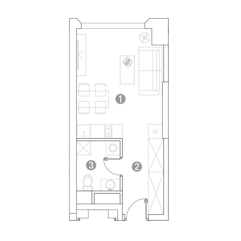 Apartment Sale, 26.4平方米 at Very, Botanicheskaya Street, 29, Moscow, Russia #1 Apartment Sale, 26.4平方米 at Very, Botanicheskaya Street, 29, Moscow, Russia #1