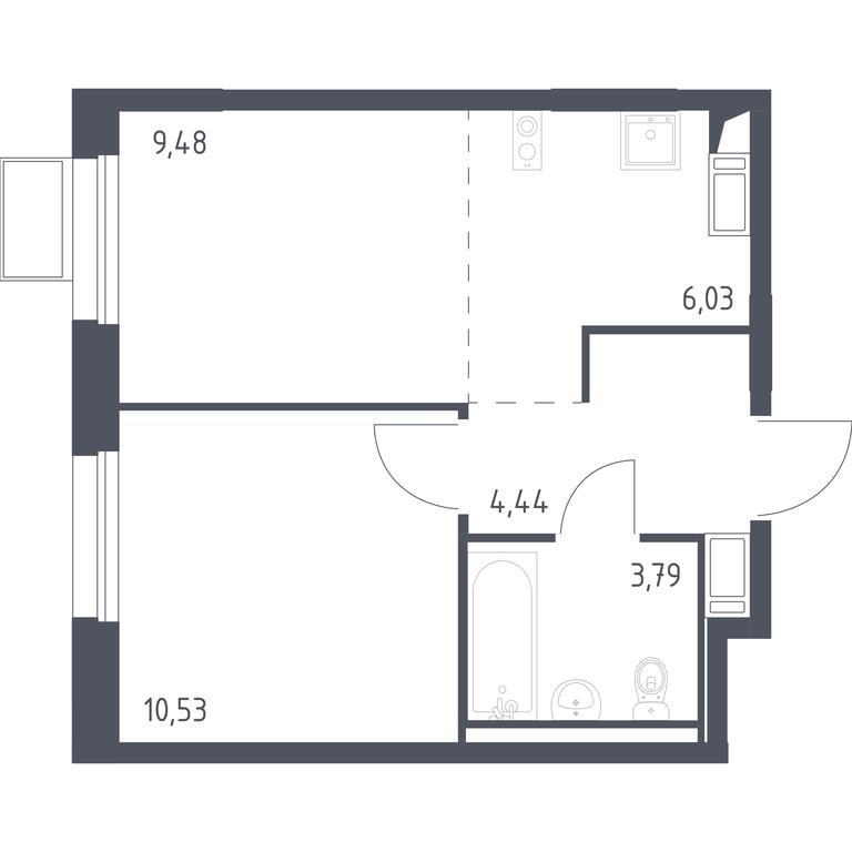 Apartment Sale, 33.7 sq. m. at Gorki Park, Shkolnaya ulitsa, 2, derevnya Korobovo, Leninskiy City District, Moscow Region, Russia #1 Apartment Sale, 33.7 sq. m. at Gorki Park, Shkolnaya ulitsa, 2, derevnya Korobovo, Leninskiy City District, Moscow Region, Russia #1