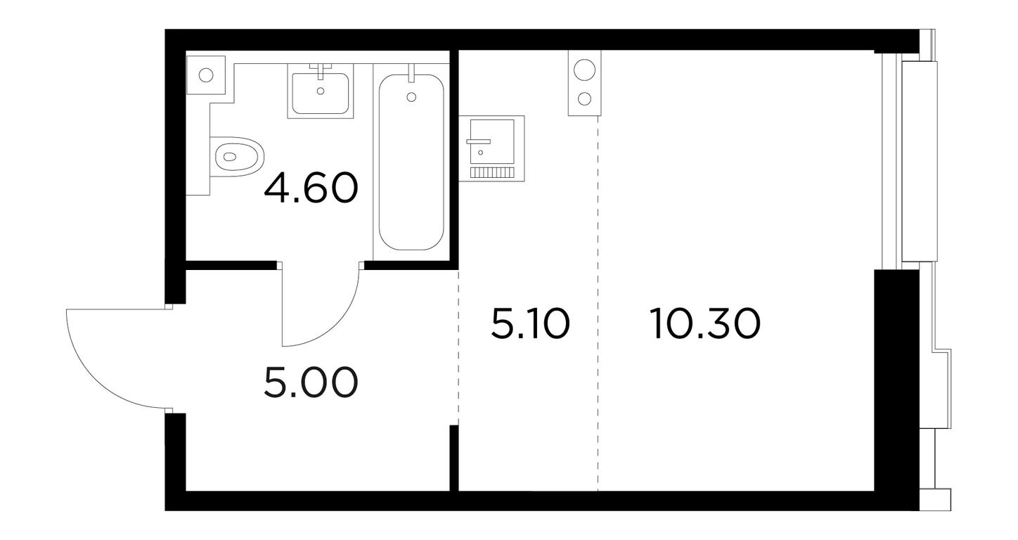 Apartment Sale, 25 sq. m. at Injoy, Admirala Makarova Street, 2с1, Moscow, Russia #1 Apartment Sale, 25 sq. m. at Injoy, Admirala Makarova Street, 2с1, Moscow, Russia #1