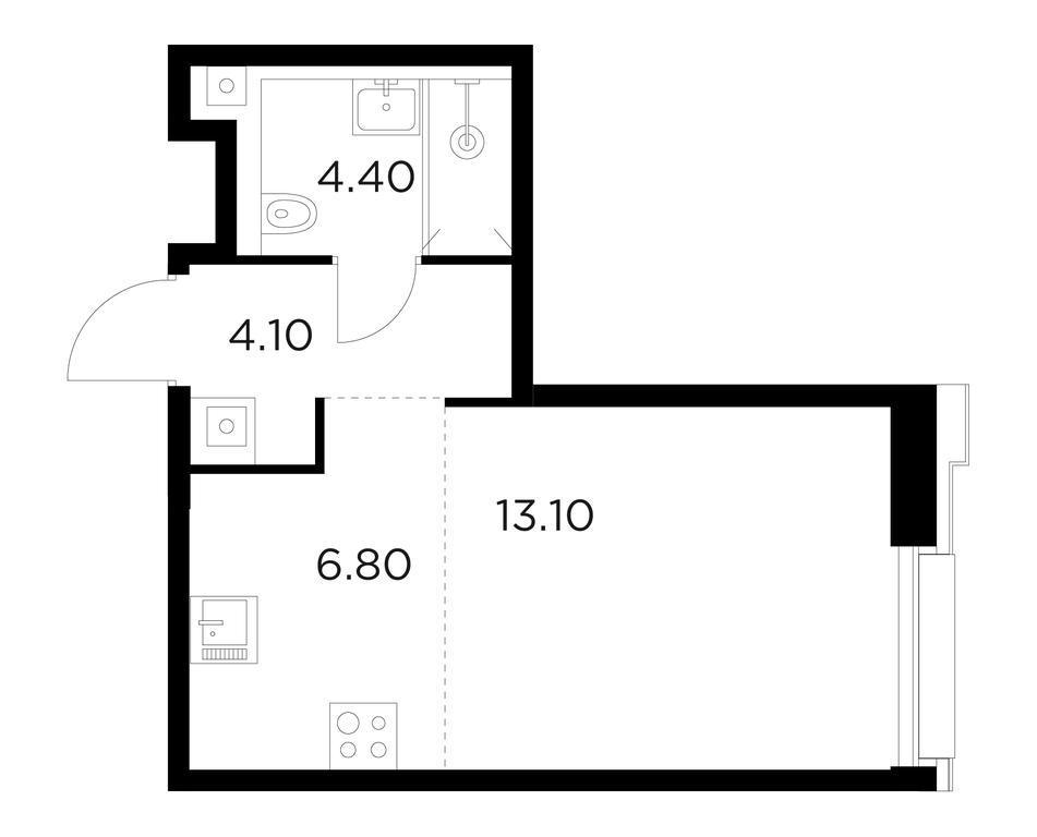 Продажа квартиры, 28,4 м² в ЖК «Инджой (Injoy)», улица Адмирала Макарова, 2с1, Москва, Россия #1 Продажа квартиры, 28,4 м² в ЖК «Инджой (Injoy)», улица Адмирала Макарова, 2с1, Москва, Россия #1