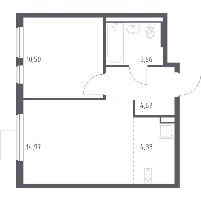 Продажа квартиры, 38,33 м² в ЖК «Горки Парк», Школьная улица, 2, деревня Коробово, Ленинский городской округ, Московская область, Россия #1 Продажа квартиры, 38,33 м² в ЖК «Горки Парк», Школьная улица, 2, деревня Коробово, Ленинский городской округ, Московская область, Россия #1