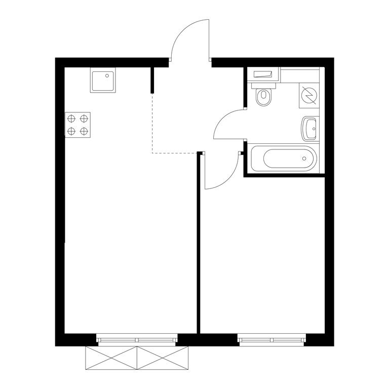 Продажа 1-комн. квартиры, 36,3 м² в ЖК «Руставели 14», улица Руставели, 14с20, Москва, Россия #1 Продажа 1-комн. квартиры, 36,3 м² в ЖК «Руставели 14», улица Руставели, 14с20, Москва, Россия #1