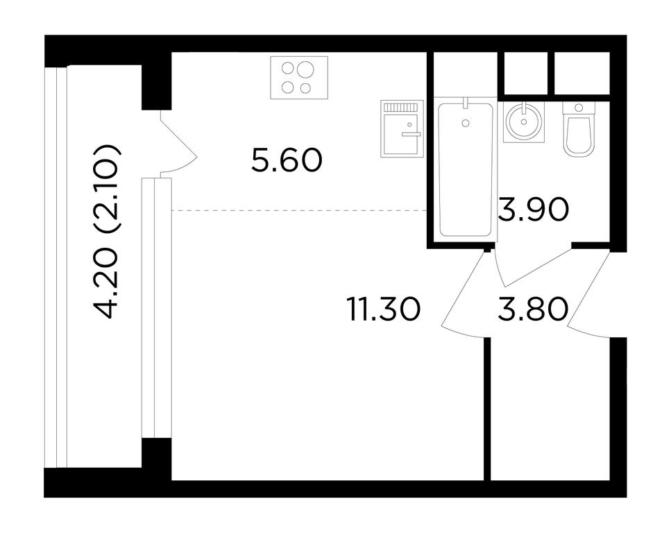 Apartment Sale, 26.7 sq. m. at Filatov Lug, zhiloy kompleks Filatov Lug, Moskovskiy Settlement, Moscow, Russia #1 Apartment Sale, 26.7 sq. m. at Filatov Lug, zhiloy kompleks Filatov Lug, Moskovskiy Settlement, Moscow, Russia #1