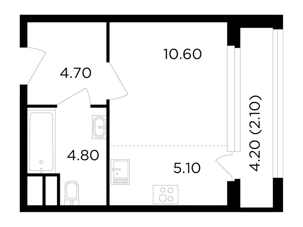 Apartment Sale, 27.3平方米 at Filatov Lug, zhiloy kompleks Filatov Lug, Moskovskiy Settlement, Moscow, Russia #1 Apartment Sale, 27.3平方米 at Filatov Lug, zhiloy kompleks Filatov Lug, Moskovskiy Settlement, Moscow, Russia #1