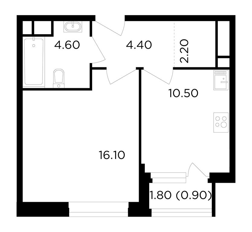 1-BD Apartment Sale, 38.7平方米 at Filatov Lug, zhiloy kompleks Filatov Lug, Moskovskiy Settlement, Moscow, Russia #1 1-BD Apartment Sale, 38.7平方米 at Filatov Lug, zhiloy kompleks Filatov Lug, Moskovskiy Settlement, Moscow, Russia #1