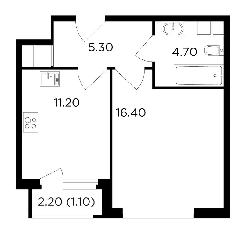 1-BD Apartment Sale, 38.7 sq. m. at Filatov Lug, zhiloy kompleks Filatov Lug, Moskovskiy Settlement, Moscow, Russia #1 1-BD Apartment Sale, 38.7 sq. m. at Filatov Lug, zhiloy kompleks Filatov Lug, Moskovskiy Settlement, Moscow, Russia #1