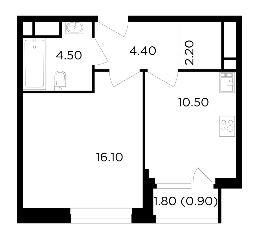 1-BD Apartment Sale, 38.6 sq. m. at Filatov Lug, zhiloy kompleks Filatov Lug, Moskovskiy Settlement, Moscow, Russia #1 1-BD Apartment Sale, 38.6 sq. m. at Filatov Lug, zhiloy kompleks Filatov Lug, Moskovskiy Settlement, Moscow, Russia #1