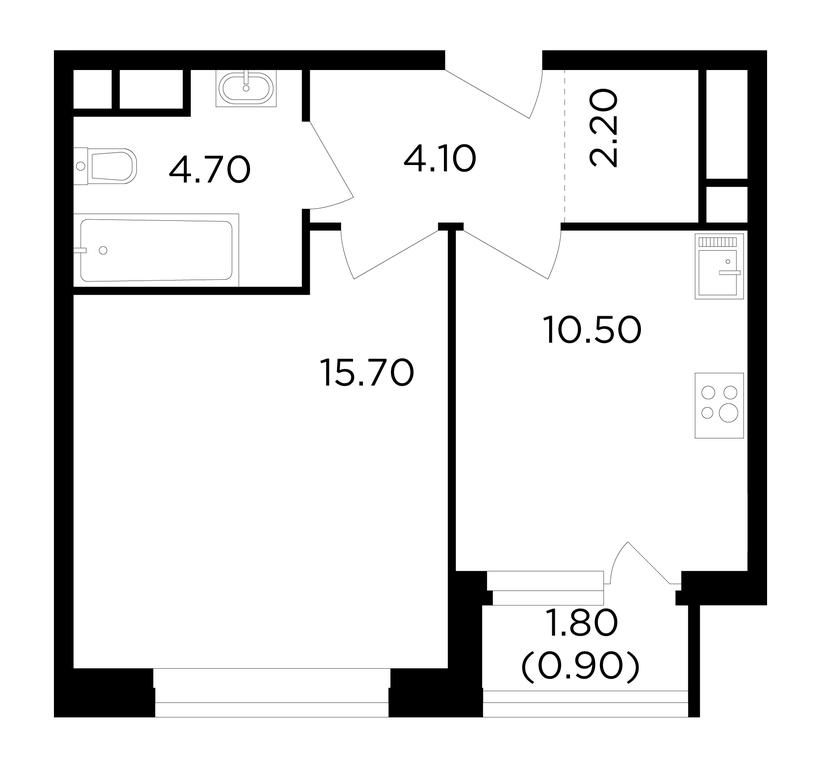 1-BD Apartment Sale, 38.1 sq. m. at Filatov Lug, zhiloy kompleks Filatov Lug, Moskovskiy Settlement, Moscow, Russia #1 1-BD Apartment Sale, 38.1 sq. m. at Filatov Lug, zhiloy kompleks Filatov Lug, Moskovskiy Settlement, Moscow, Russia #1