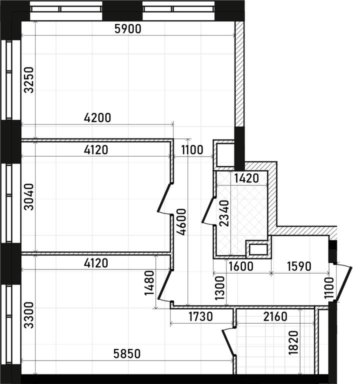 2-BD Apartment Sale, 65.68平方米 at Republic, Presnensky Val Street, 27с1, Moscow, Russia #1 2-BD Apartment Sale, 65.68平方米 at Republic, Presnensky Val Street, 27с1, Moscow, Russia #1