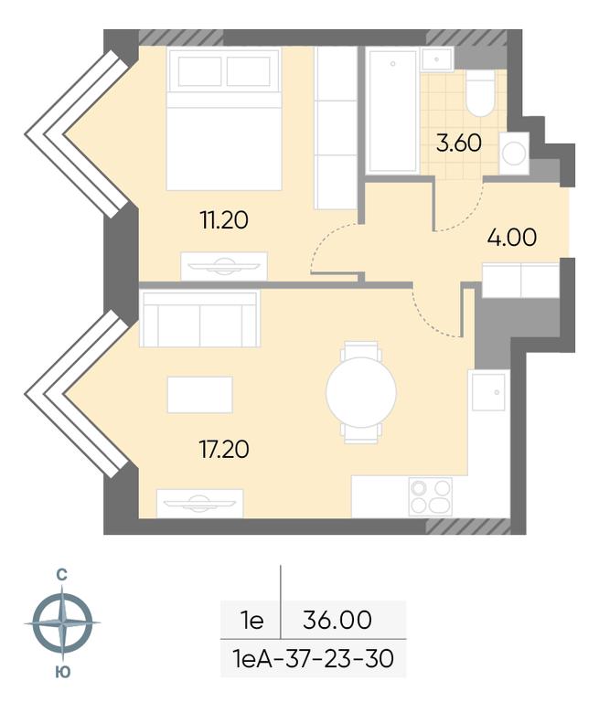 Продажа 1-комн. квартиры, 36 м² в ЖК «Вейв (Wave)», улица Борисовские Пруды, 1Б, Москва, Россия #1 Продажа 1-комн. квартиры, 36 м² в ЖК «Вейв (Wave)», улица Борисовские Пруды, 1Б, Москва, Россия #1